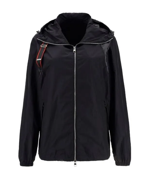 Alexander Mcqueen Logo Tape Detailed Windbreaker
