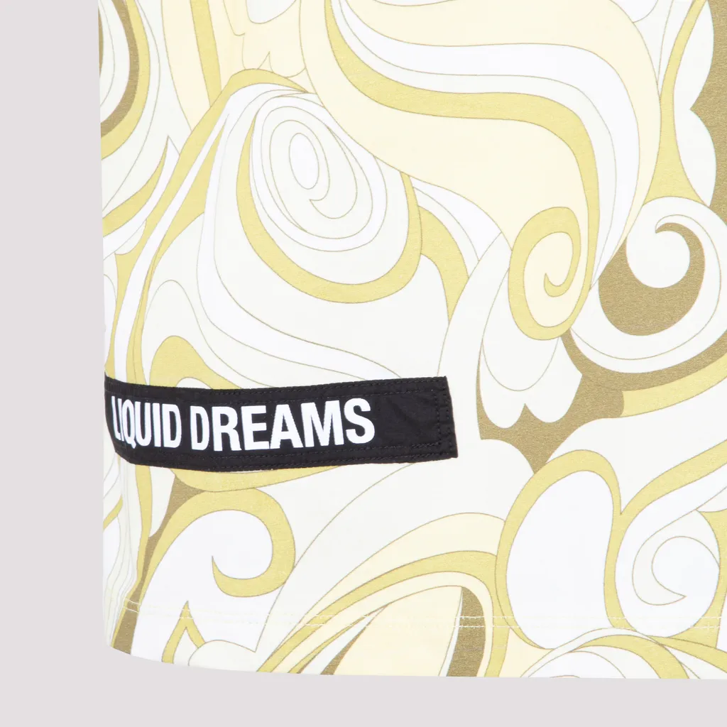 Raf Simons Abstract Patterned Short Sleeve Shirt