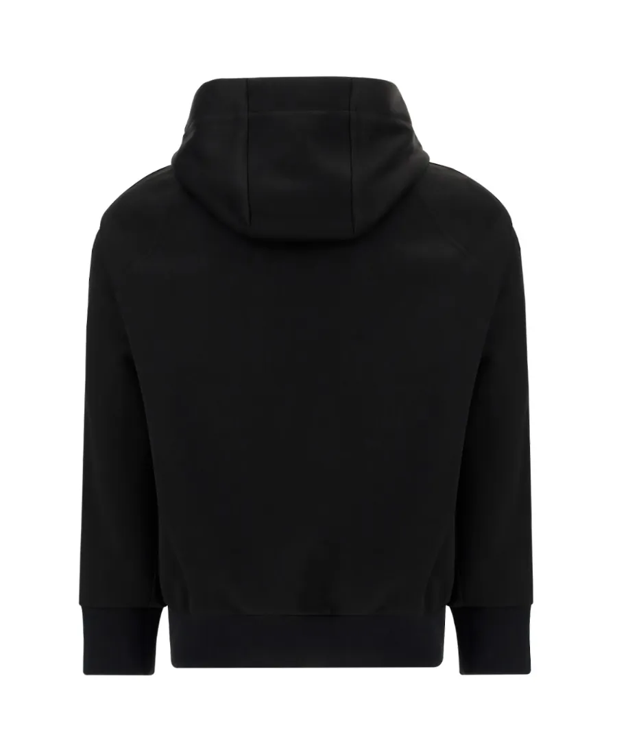 Logo-Tape Zip-Fastening Hoodie