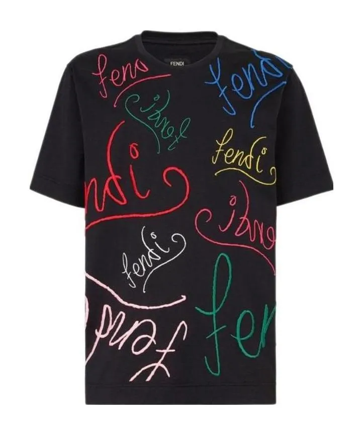 X Noel Fielding Logo-Embroidered T-Shirt