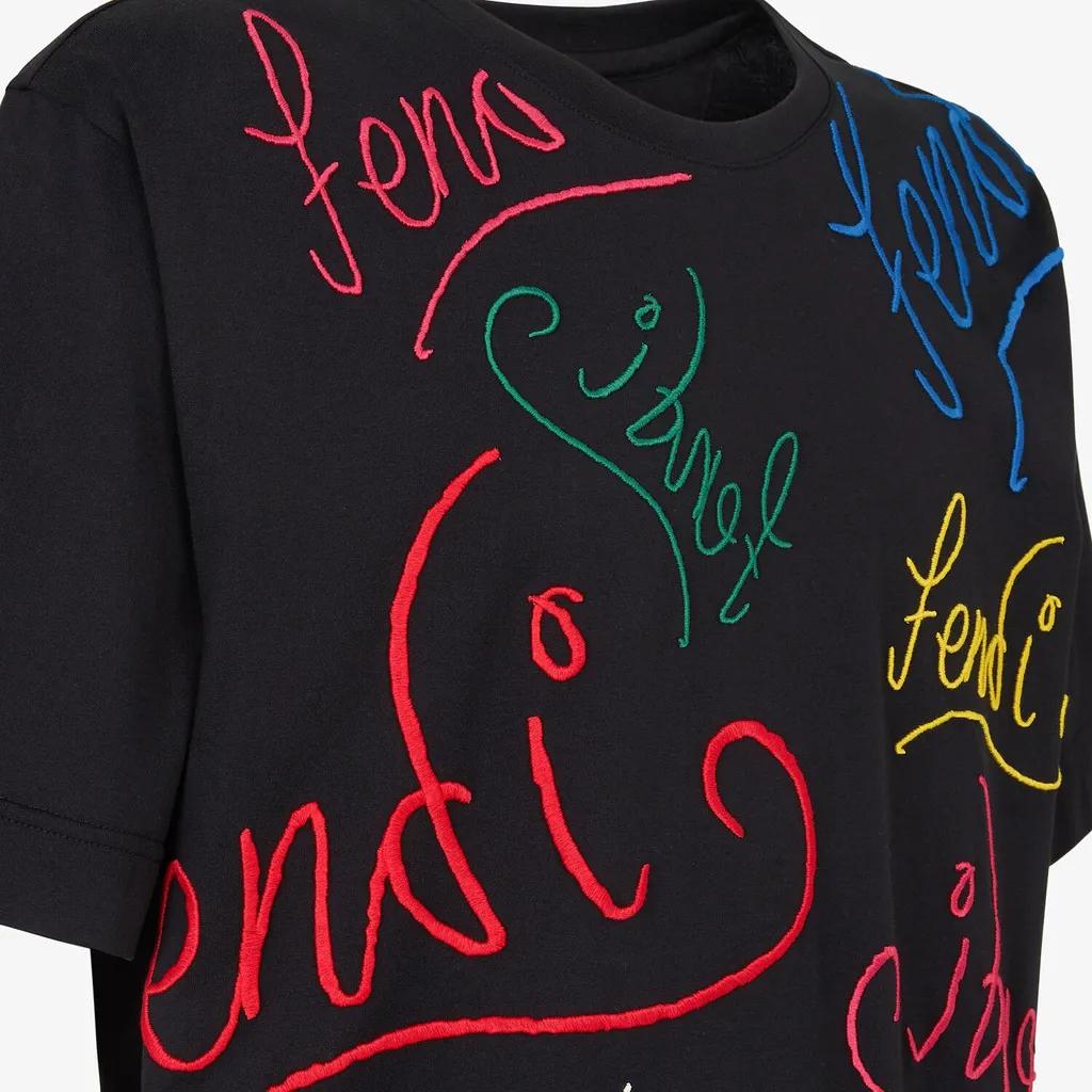 X Noel Fielding Logo-Embroidered T-Shirt