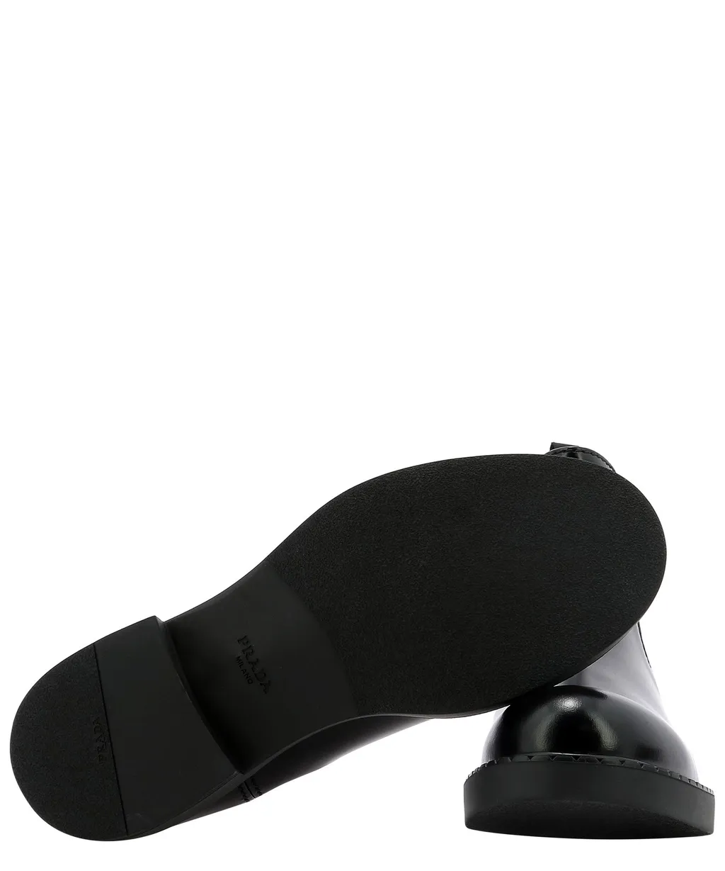 Brushed Leather Chelsea Boots