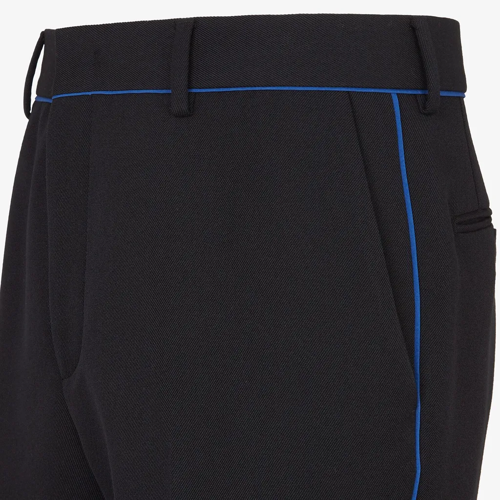 Straight-Leg Tailored Trousers