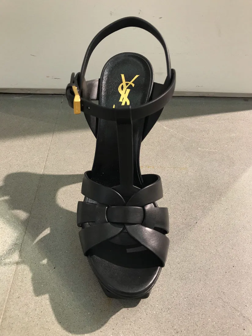 Saint Laurent Tribute Heeled Sandals