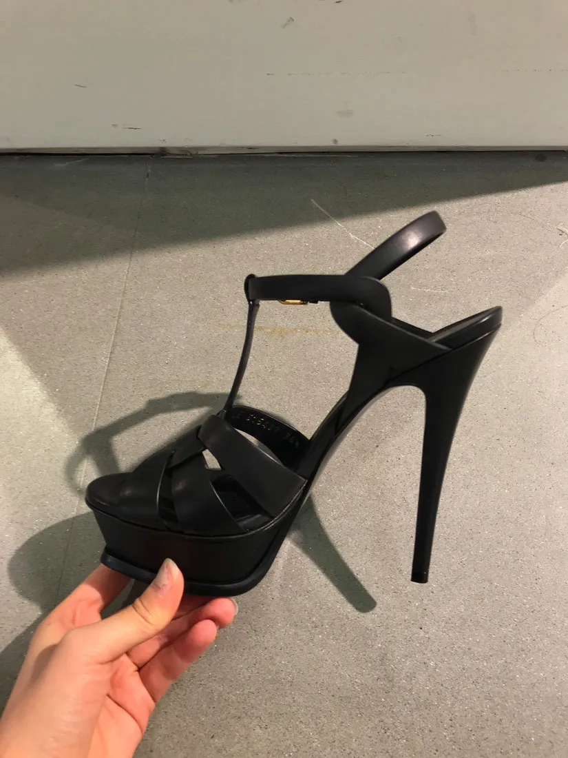 Saint Laurent Tribute Heeled Sandals