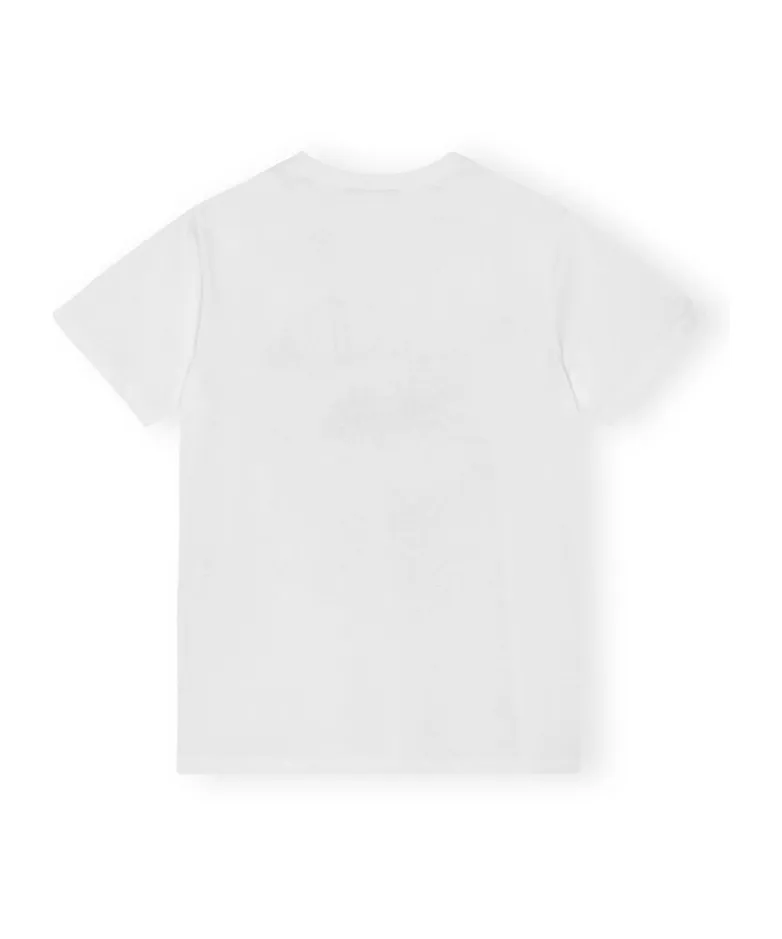 Ganni Graphic Printed Crewneck T-Shirt
