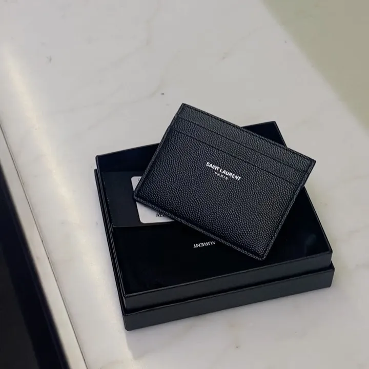 Saint Laurent Logo Printed Cardholder