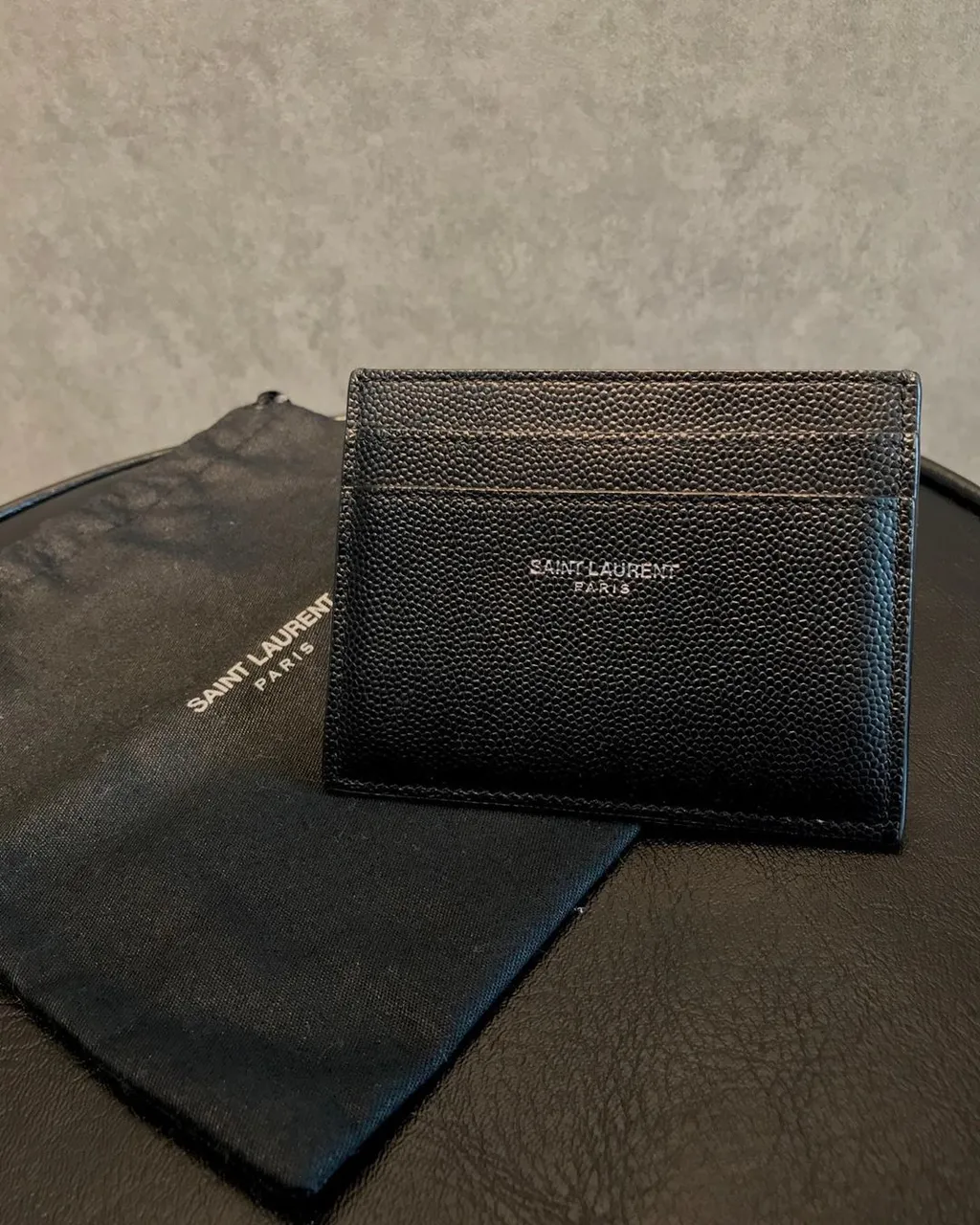 Saint Laurent Logo Printed Cardholder
