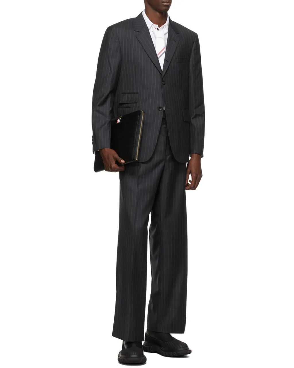 Thom Browne Zipped Document Case