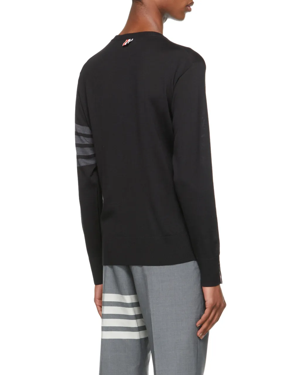 Thom Browne 4-Bar Crewneck Jumper