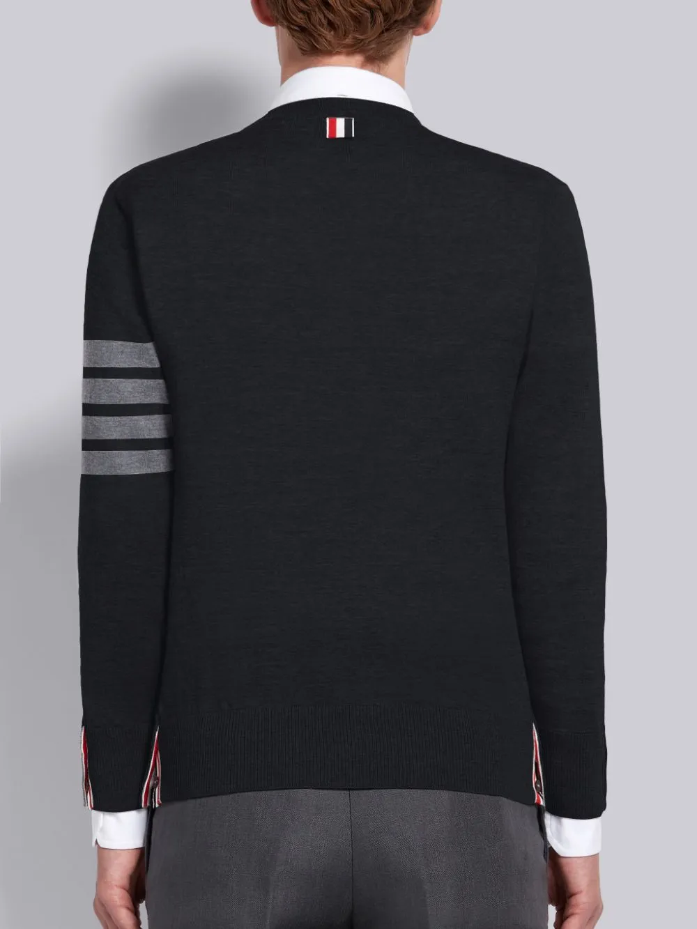 Thom Browne 4-Bar Crewneck Jumper