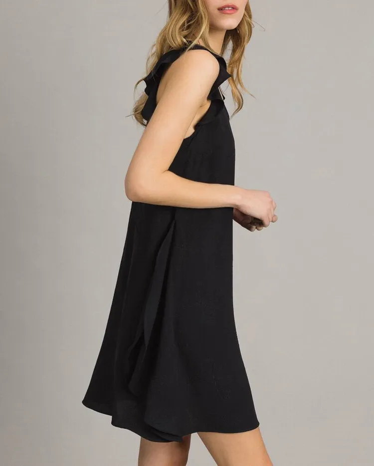 Lotus Leaf Edge Dress