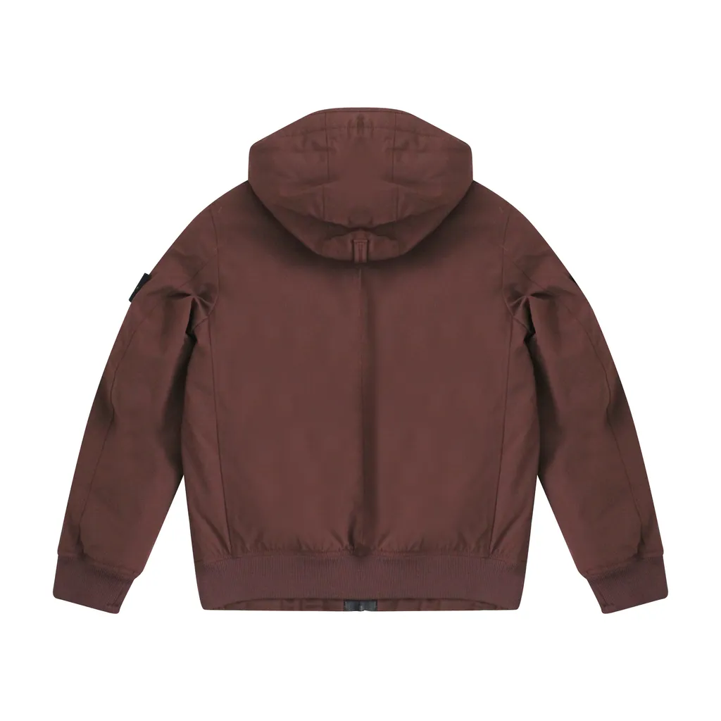 Logo Patch Zip-Up Hoodie