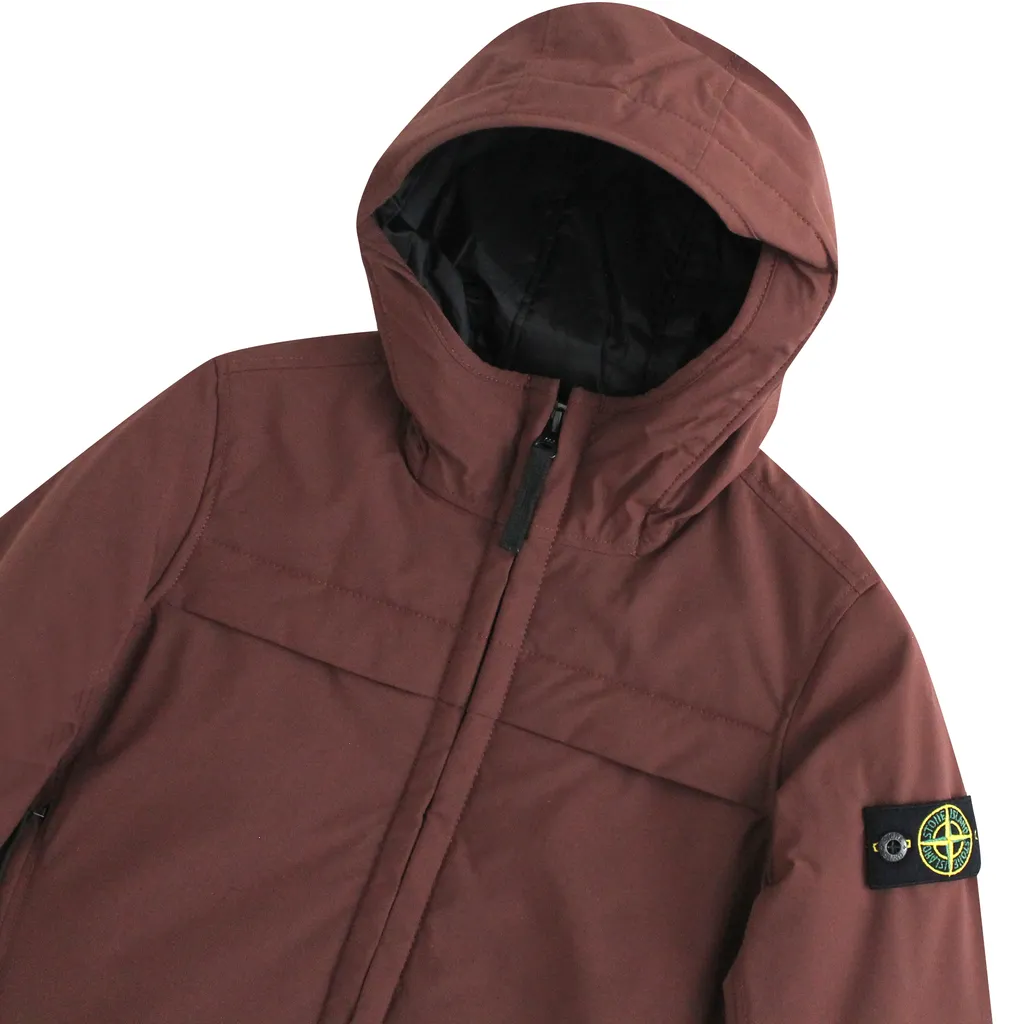 Logo Patch Zip-Up Hoodie