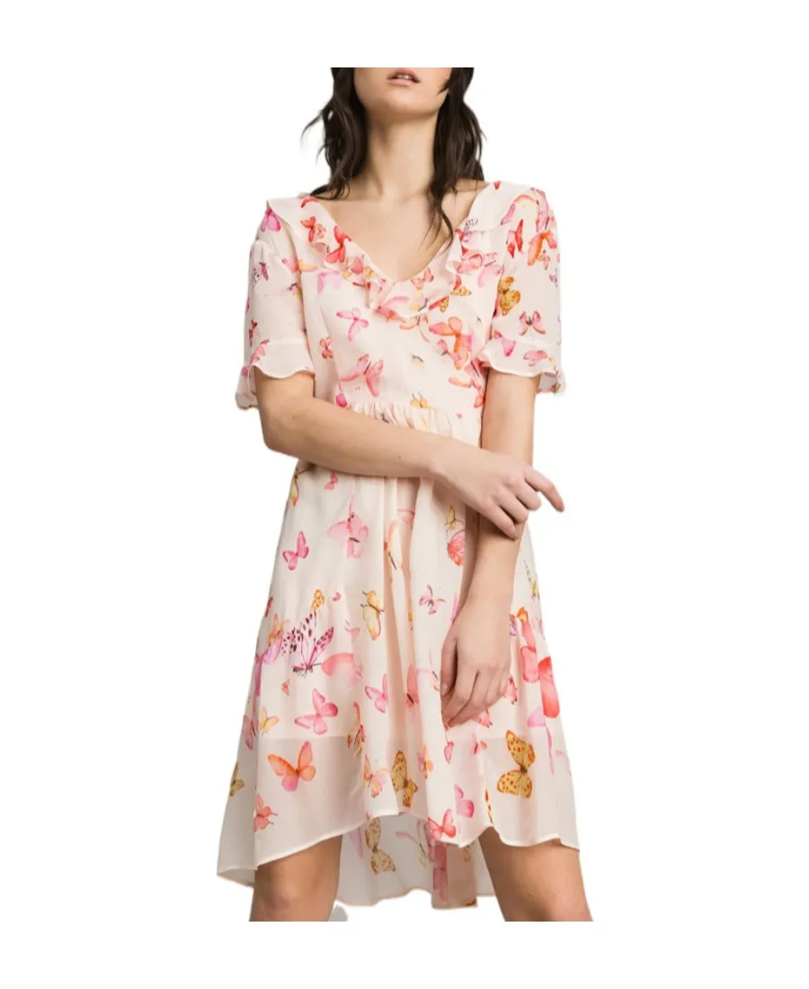 Butterfly Printed Dress