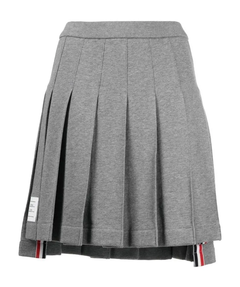 Thom Browne High-Low Hem Pleated Skirt