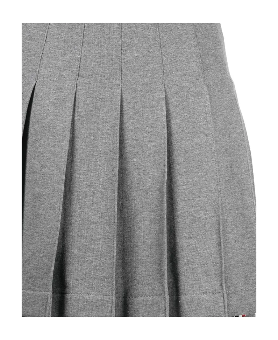 Thom Browne High-Low Hem Pleated Skirt