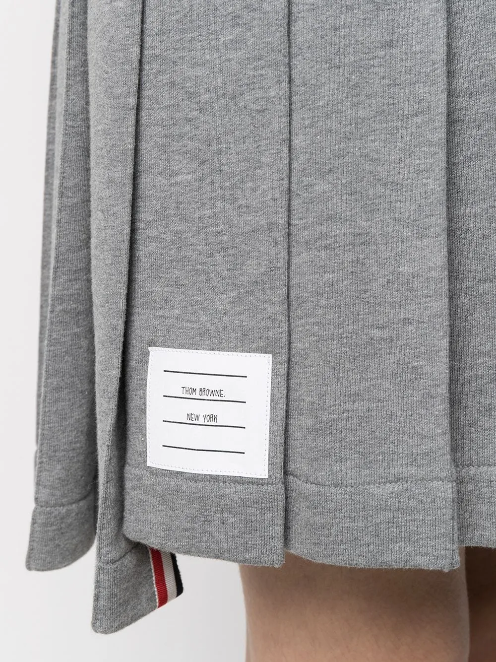 Thom Browne High-Low Hem Pleated Skirt