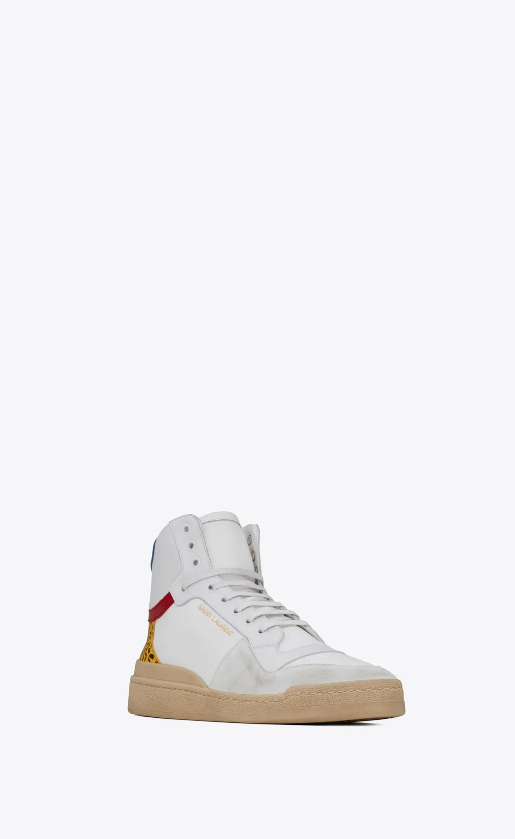 Sl-24 Mid-Top Lace-Up Sneakers