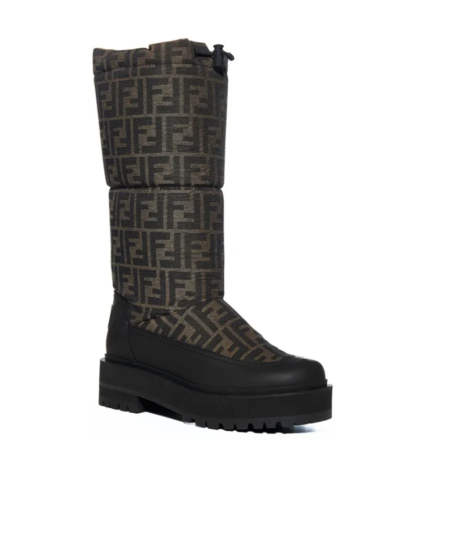 Signature Monogram Padded Boots