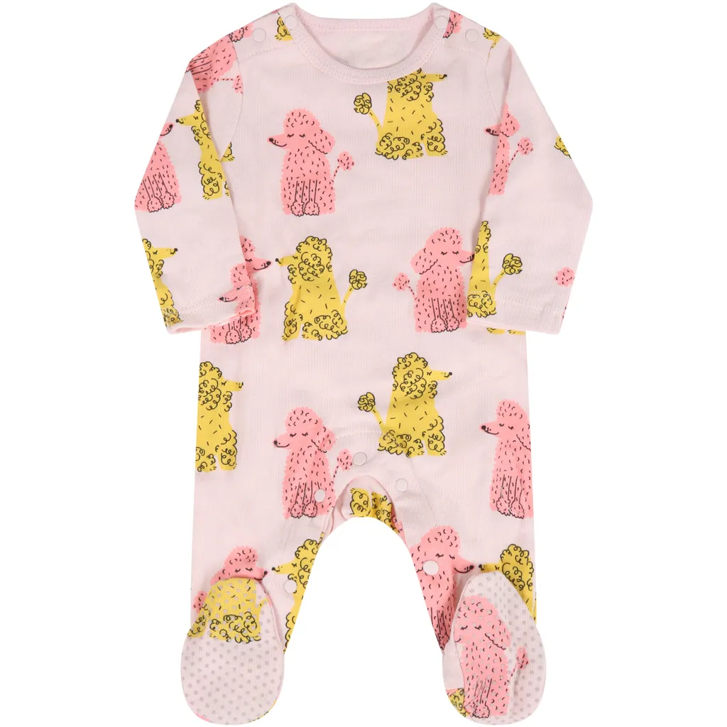 Stella Mccartney Kids Poodle Printed Baby Onesie