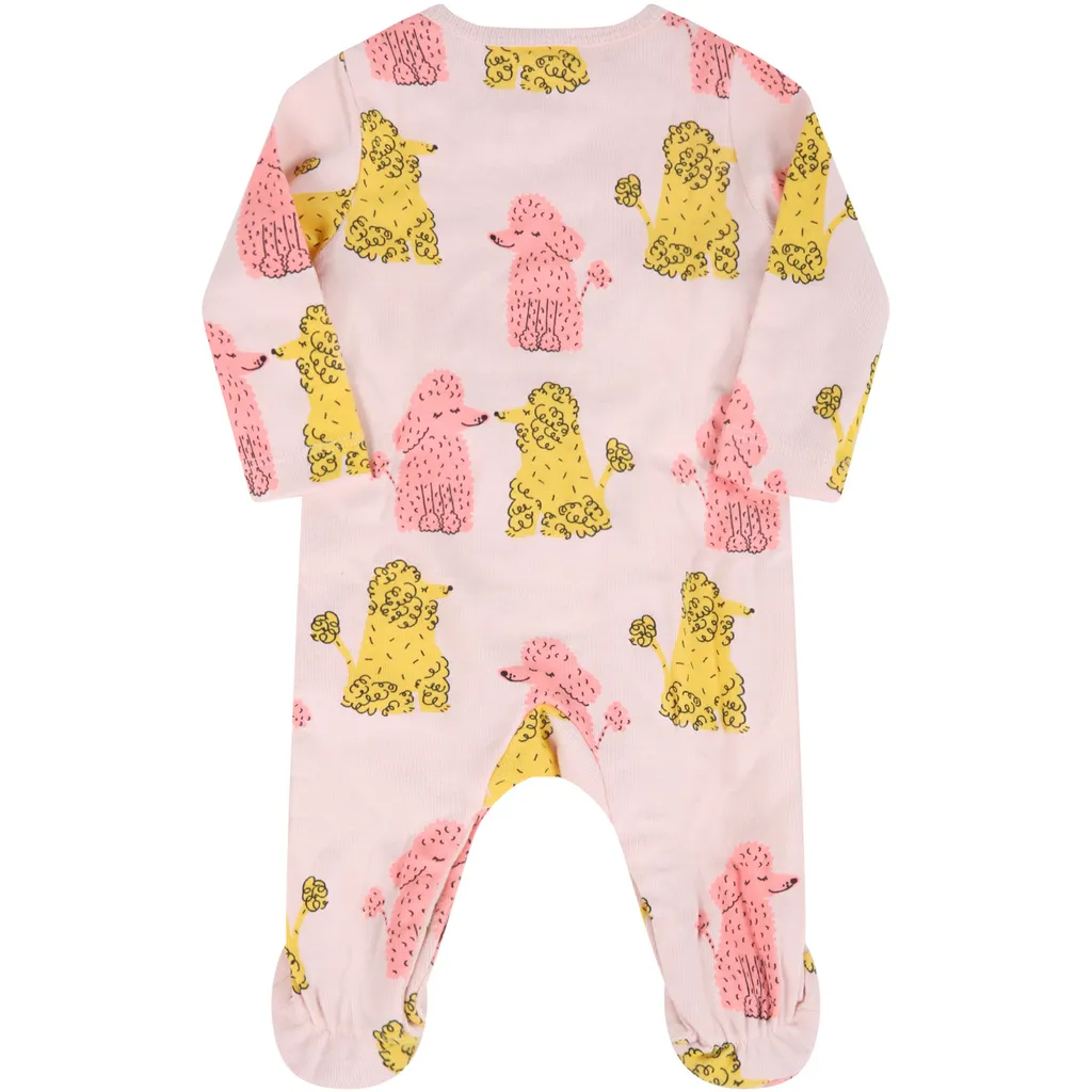 Stella Mccartney Kids Poodle Printed Baby Onesie