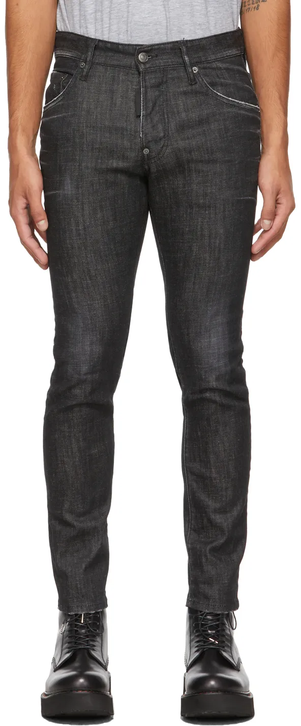 Distressed-Effect Skinny Jeans