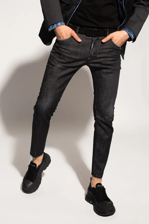 Distressed-Effect Skinny Jeans