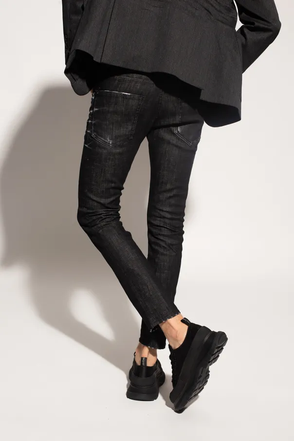 Distressed-Effect Skinny Jeans