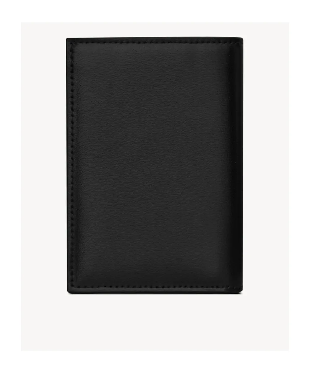 Saint Laurent Tiny Cassandre Credit Card Wallet