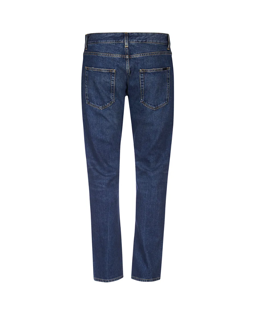 Cotton Straight Jeans
