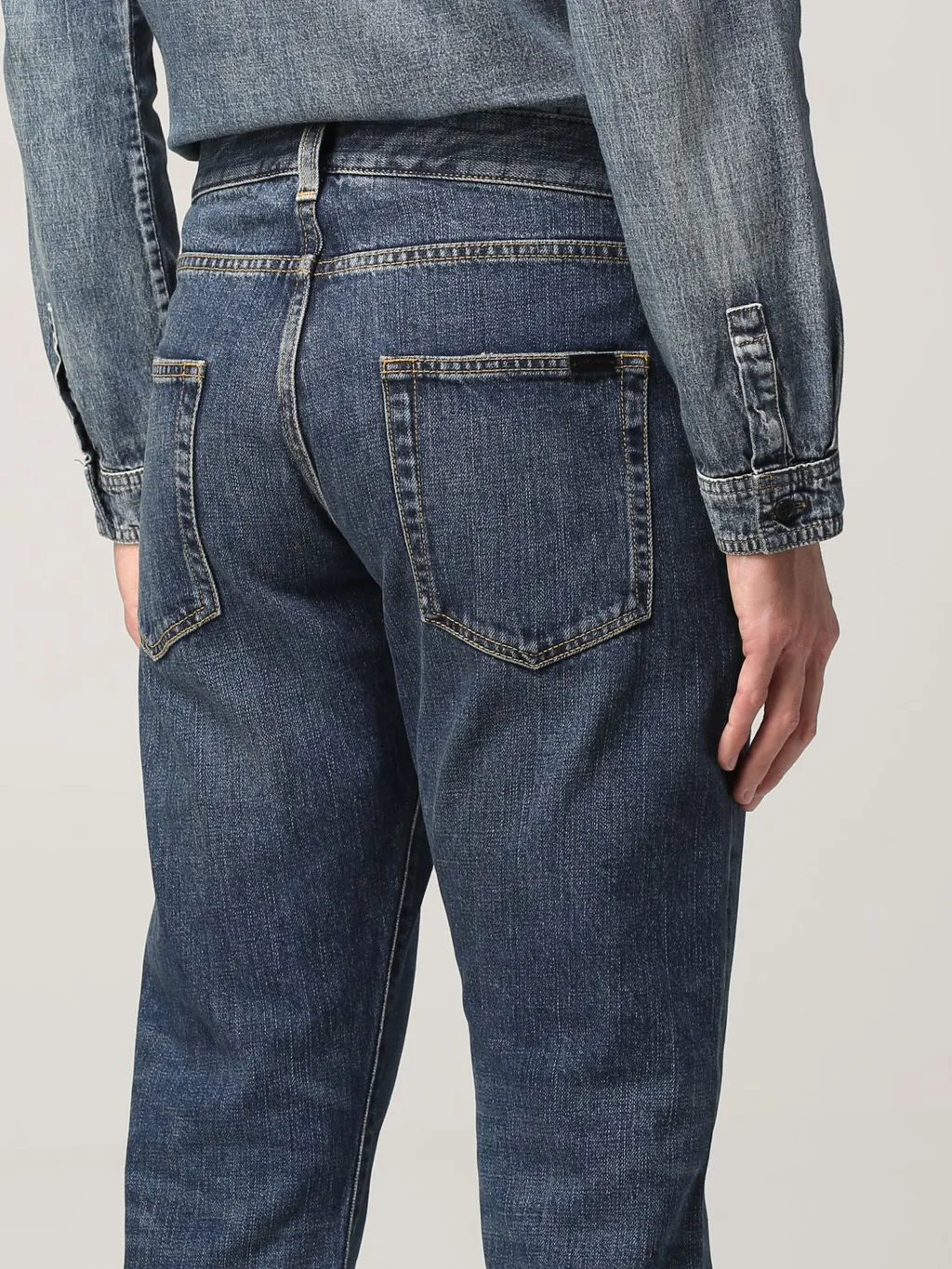 Cotton Straight Jeans