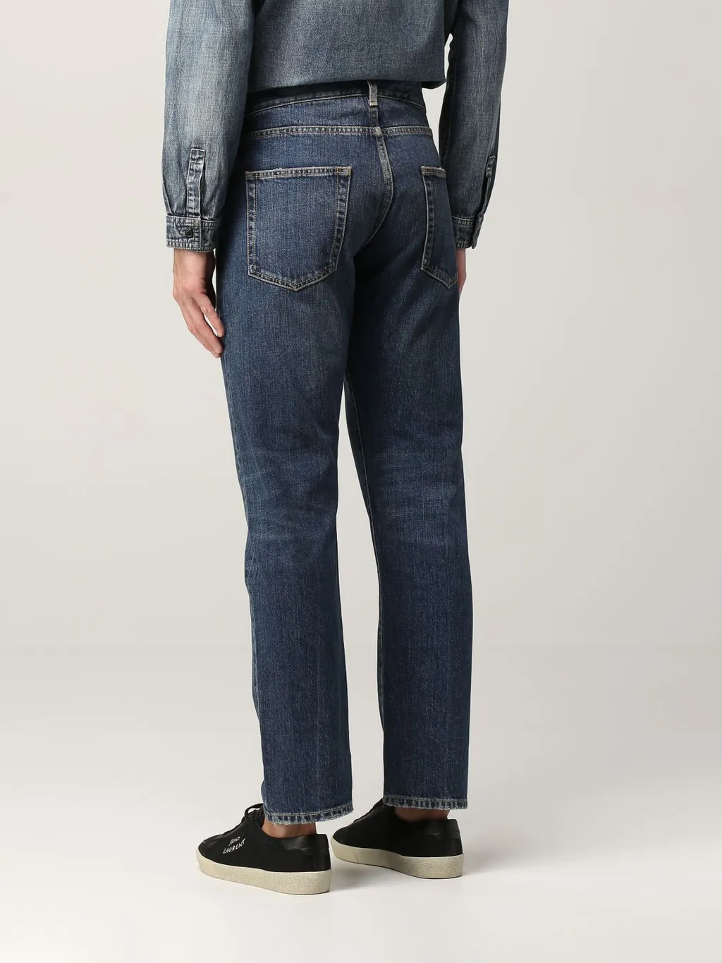 Cotton Straight Jeans