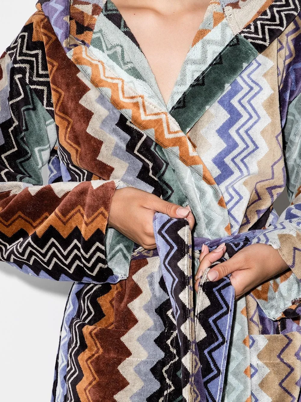Missoni Home Giacomo Belt-Waisted Bathrobe