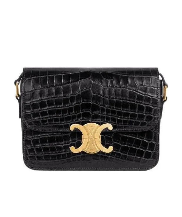 Teen Triomphe Bag In Crocodile