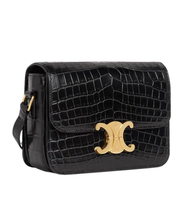 Teen Triomphe Bag In Crocodile
