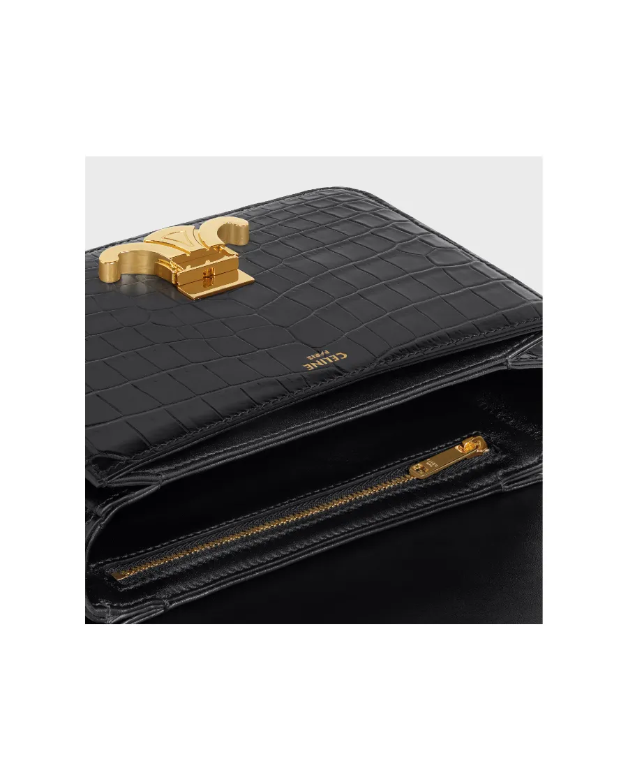 Teen Triomphe Bag In Crocodile