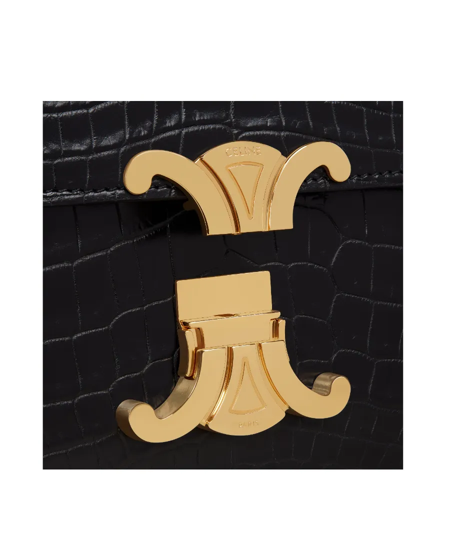 Teen Triomphe Bag In Crocodile
