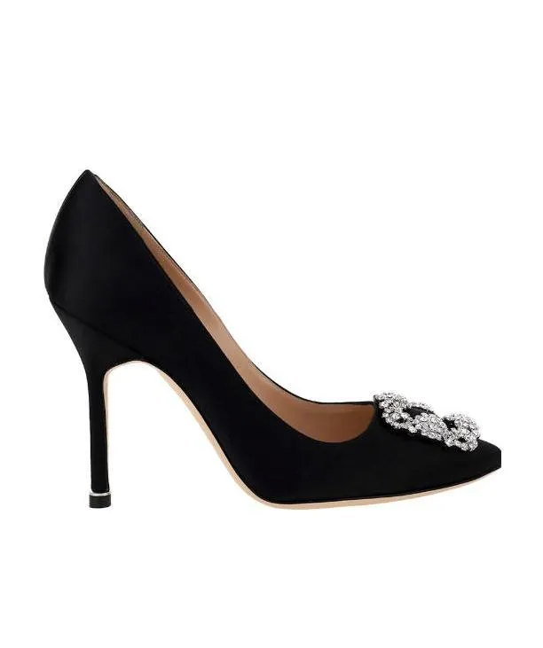 Buckle-Detail Stiletto Pumps