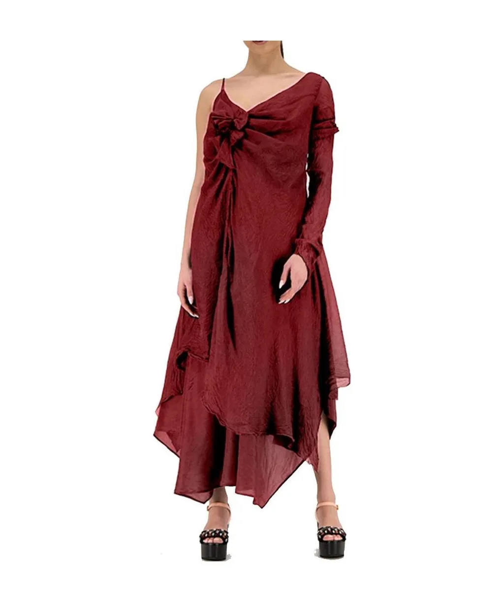 Pleated Detail Dress