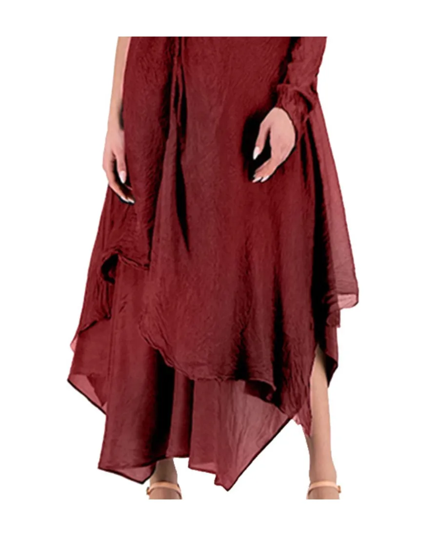 Pleated Detail Dress
