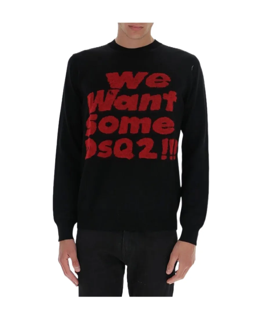 Dsquared2 Crewneck Knit Sweater
