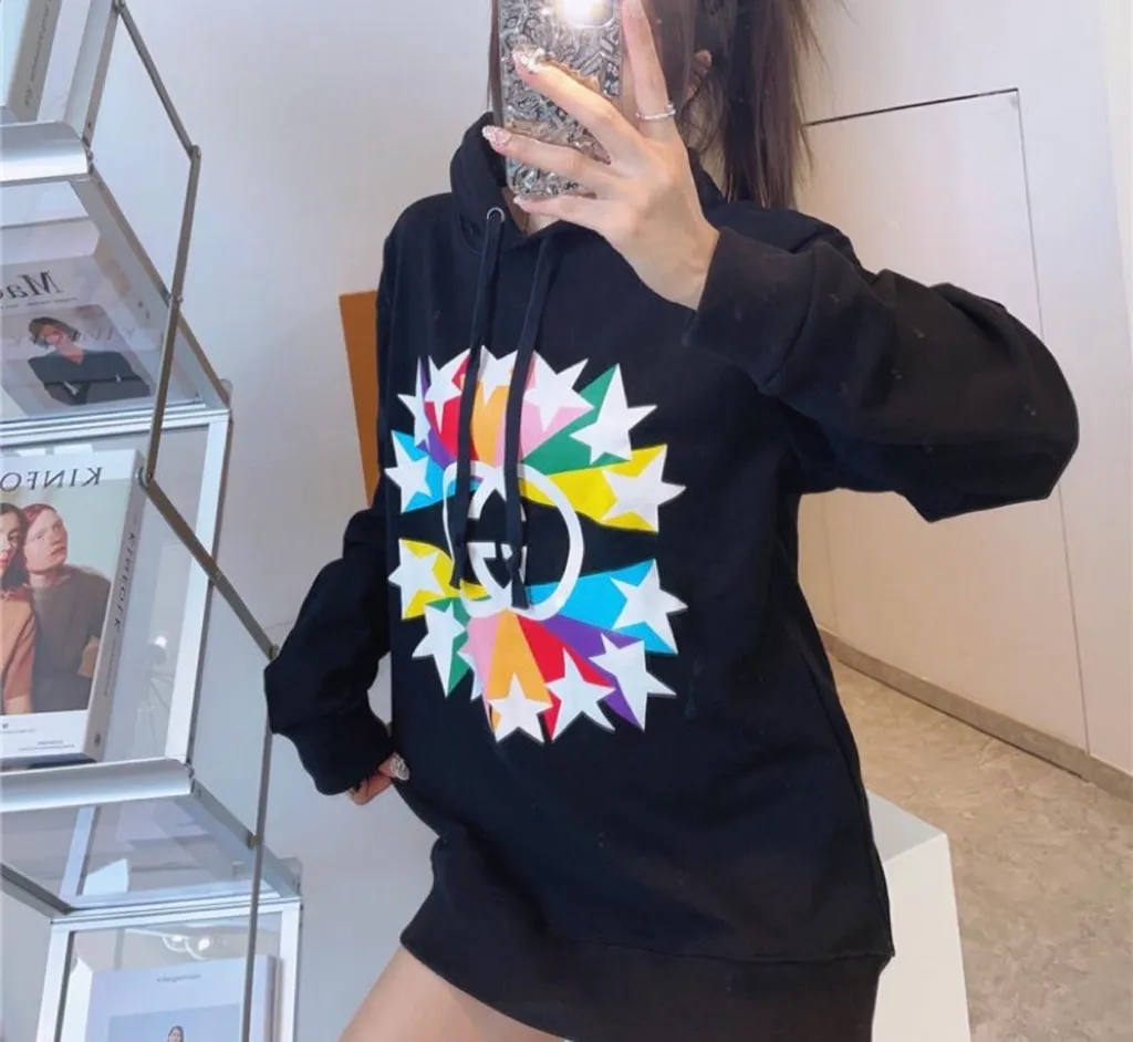Gucci Interlocking G Star Burst Print Hoodie