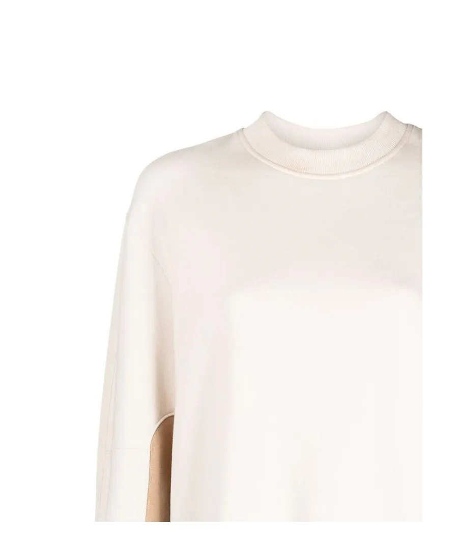Stella Mccartney Logo Printed Panelled Sweatshirt