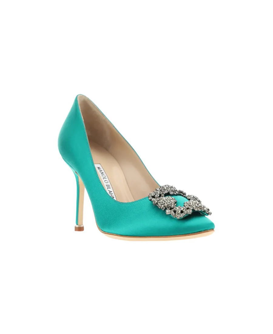Hangisi Jewel-Buckle Pumps