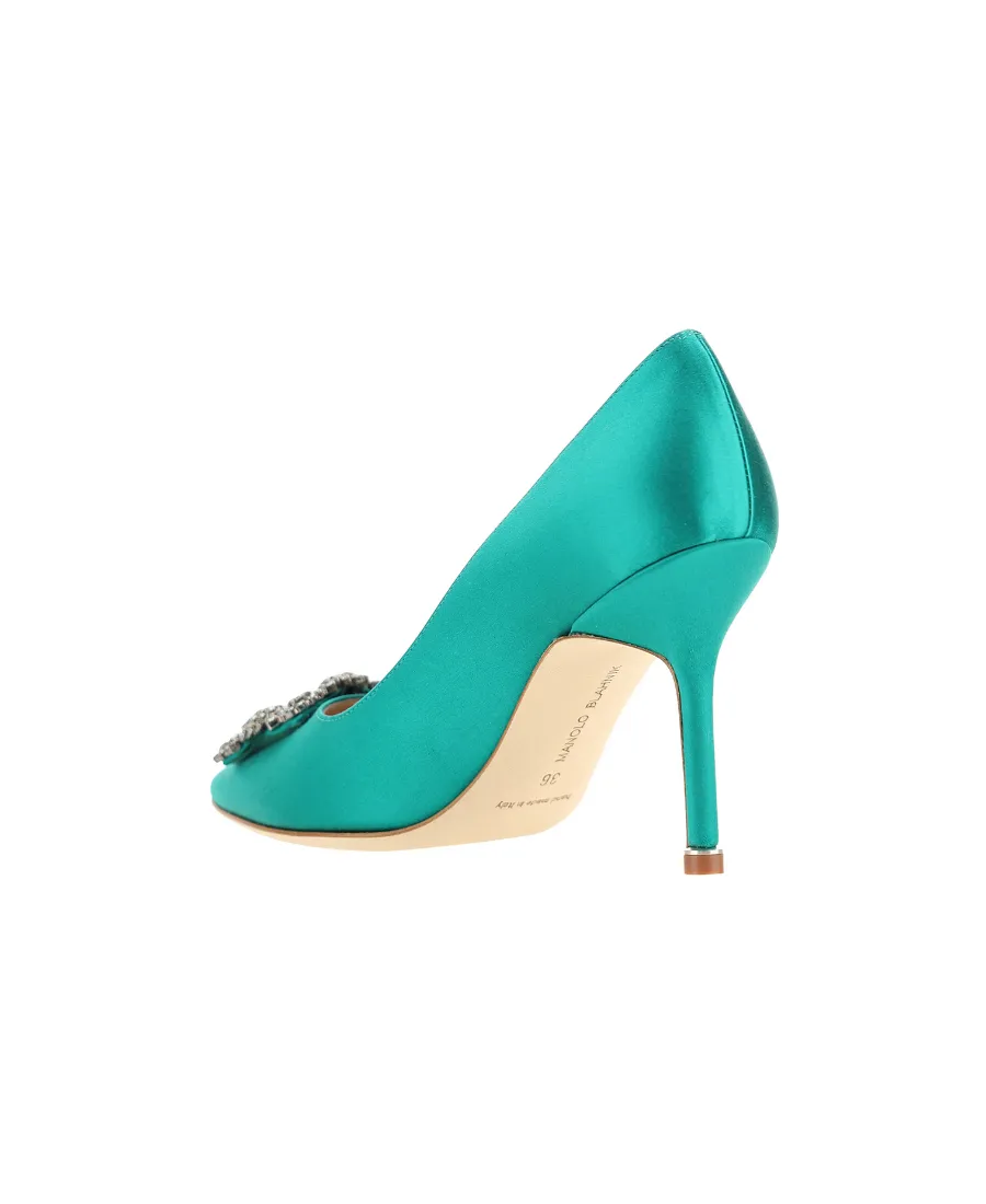 Hangisi Jewel-Buckle Pumps
