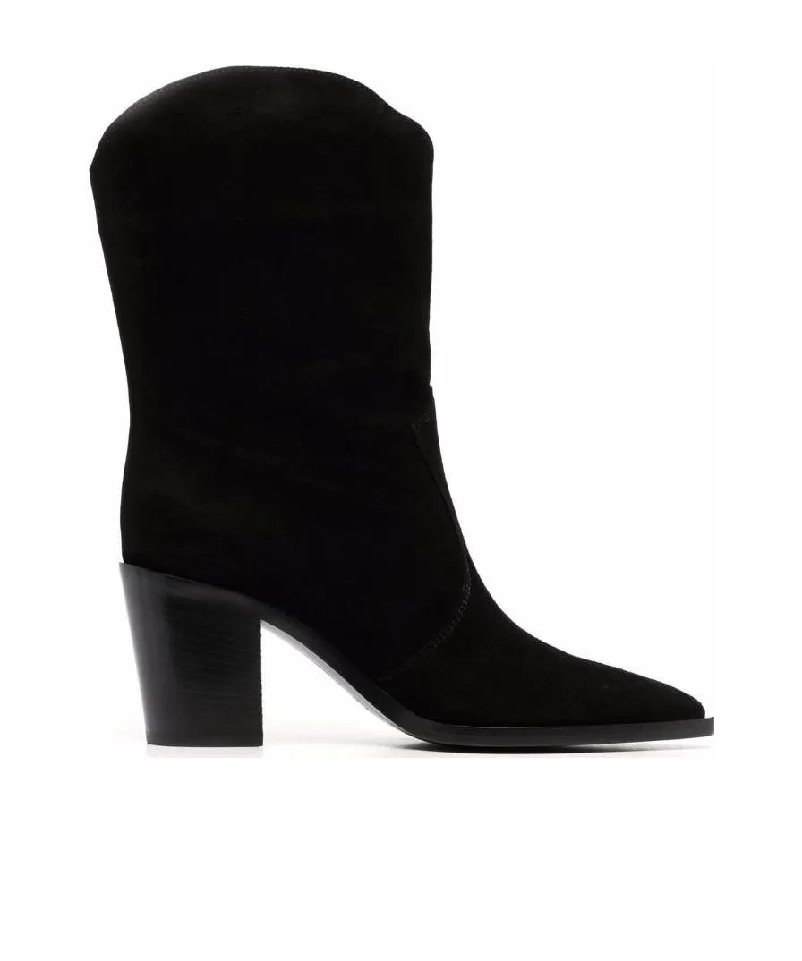 Gianvito Rossi Denver Pointed-Toe Boots