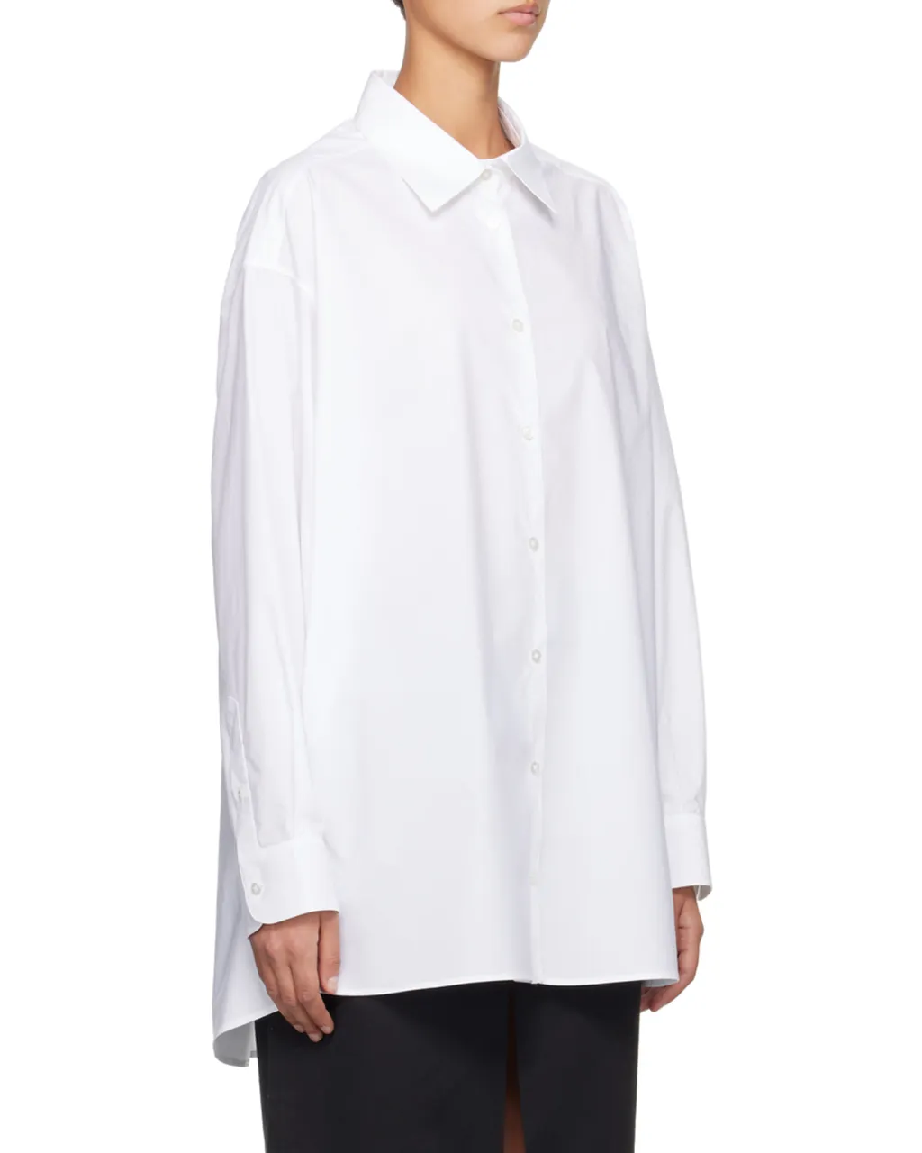 The Row Luka Curved Hem Shirt