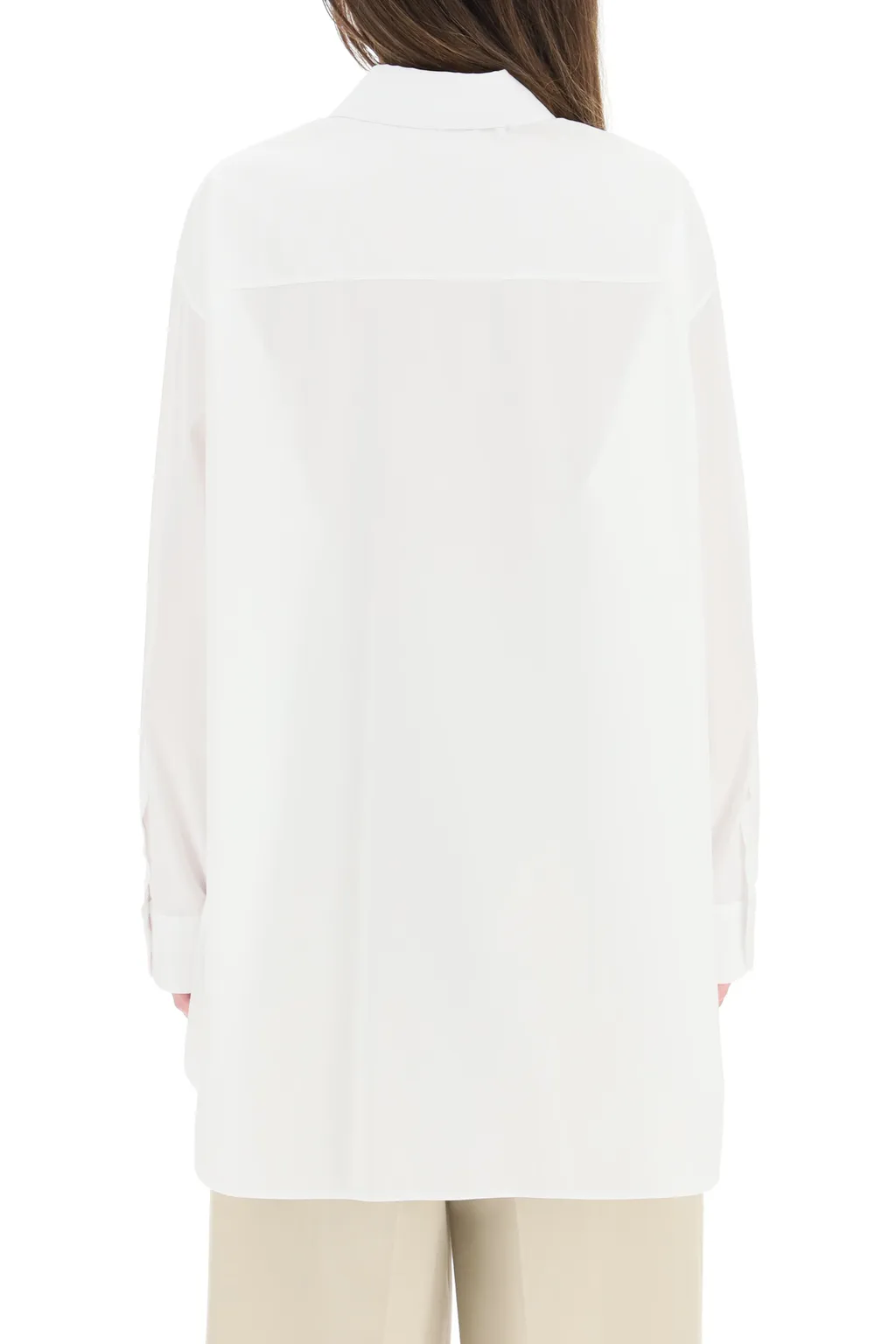 The Row Luka Curved Hem Shirt