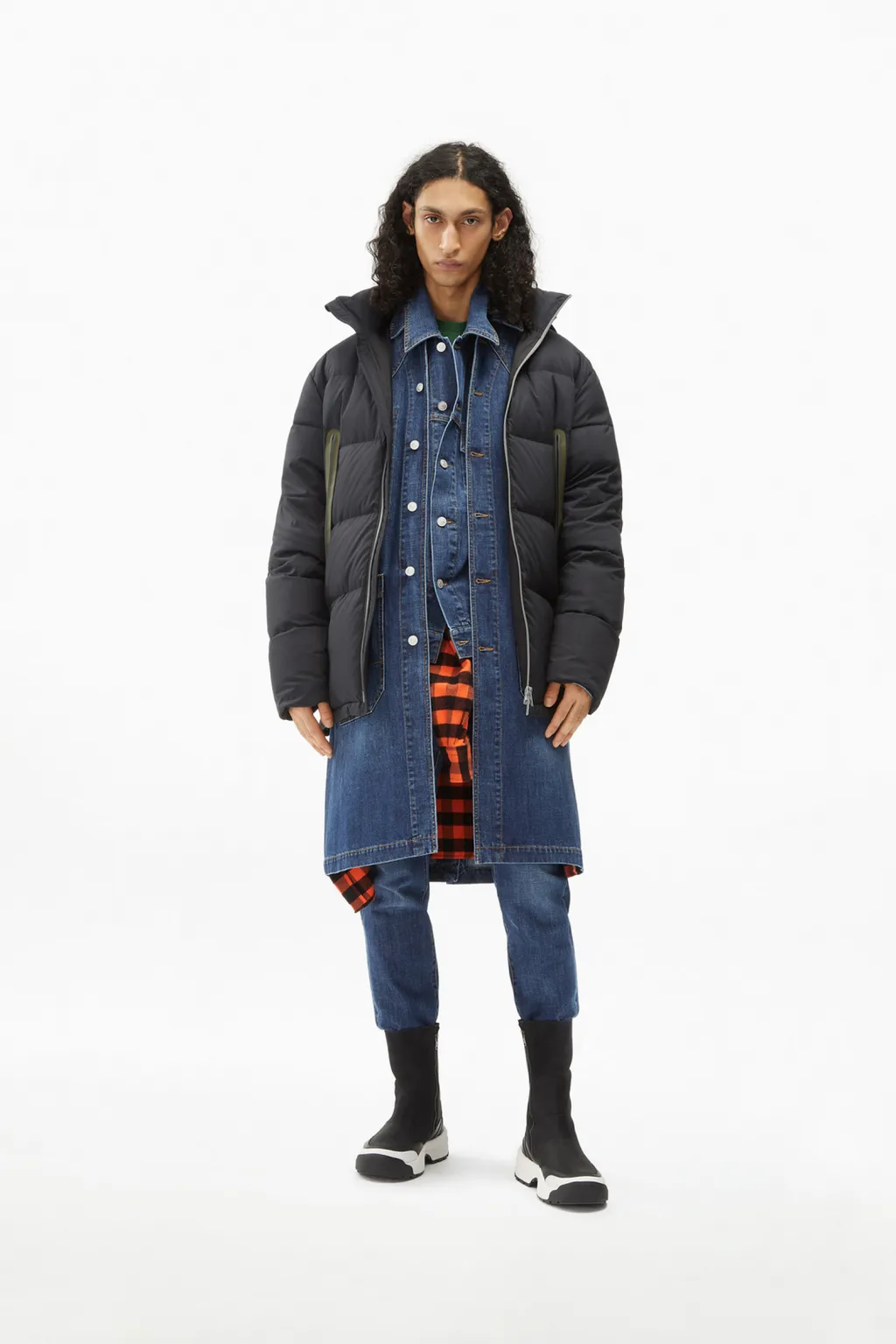 Mid-Rise Straight-Leg Trousers